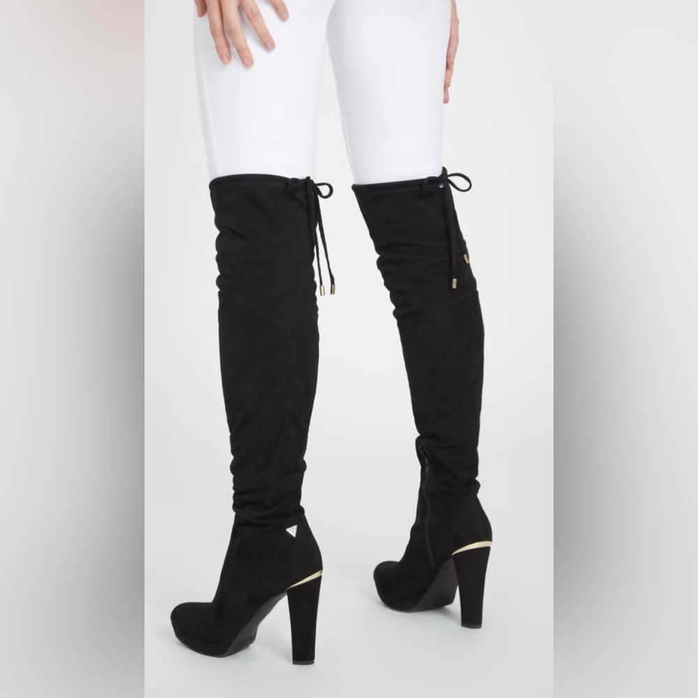 Guess Black Over-the-Knee Boots